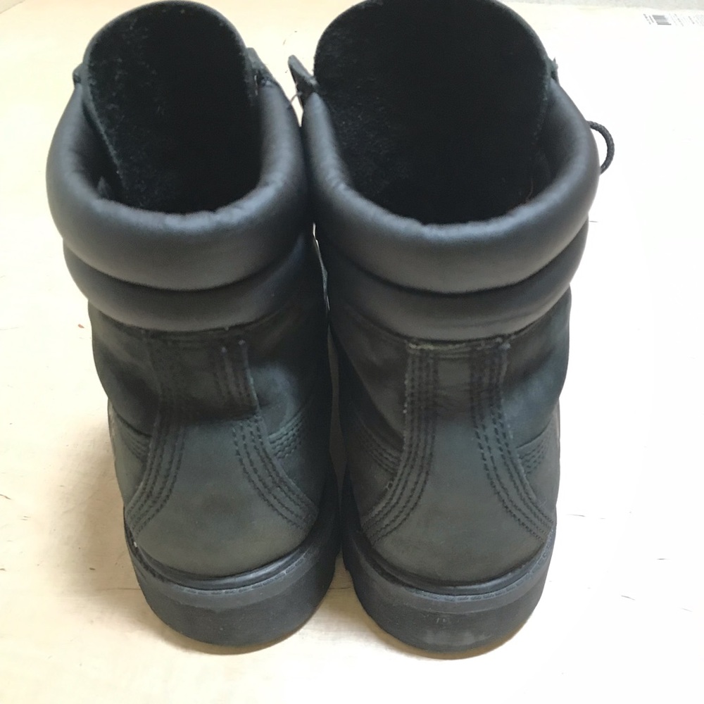 Timberland Classic Leather Boots Black Size 10 - Picture 7 of 15